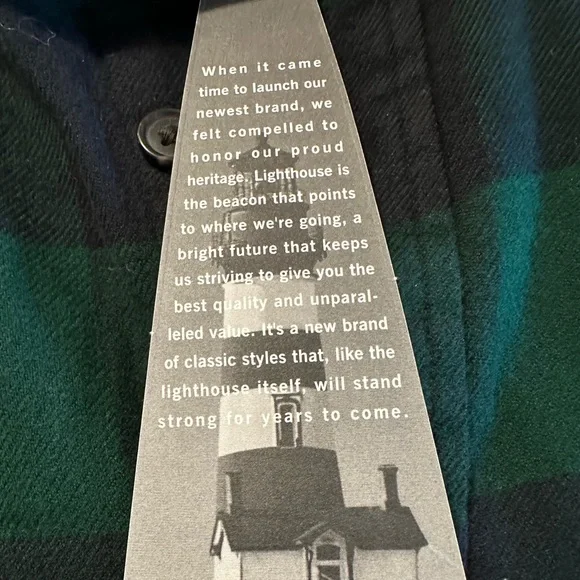 Men’s Lands’ End Flannel Shirt XL NWT - Picture 4 of 6